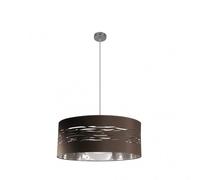 Fabrilamp colgante niebla 1xe27 cromo marrón plata 50d