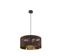 Fabrilamp colgante niebla 1xe27 marrón marrón oro 40d