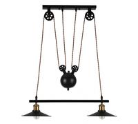 Fabrilamp colgante triguero 2xe27 negro 70d