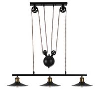 Fabrilamp colgante triguero 3xe27 negro 88d