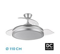 Fabrilamp esparta plus ventilador de techo led para interior, motor dc