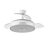 Fabrilamp Ventilador de techo Abrila Matanuska Aspas retráctiles 72 W Blanco