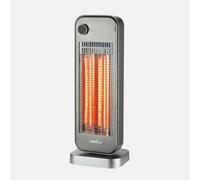 Fabrilamp estufa eléctrica de carbono clayton 900w plata/negro ? 2