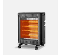 Fabrilamp estufa eléctrica de cuarzo kalinda 2400w negro ? 4 elemen