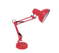 Fabrilamp flexo articulable de sobremesa rutilo rojo 57x39x15 cm
