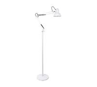 Fabrilamp Lámpara de pie articulable Rutilo 1xE27 Blanco 180x28x28 cm