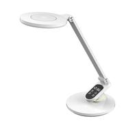 FABRILAMP Flexo Hamlet Blanco 10W 800lm Hora Aviso Descanso 44,3x19,1x28,3cm