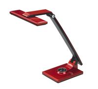 FABRILAMP Flexo Vinchi Rojo/negro 9w 630lm 4500k Tactil Regulable Intensidad Articulable 41,9x23x27,6 Cm