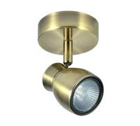 Fabrilamp foco baño modelo chacho orientable, cuero satinado
