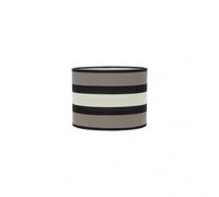 Fabrilamp karla - lámpara de mesa marrón/beige, e27 (Ø25 x 25 x 19