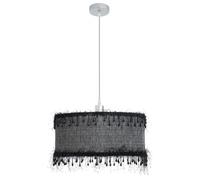 Abrila Hilos Negro - Colgante Clásico 1Xe27 40 Cm