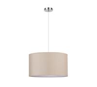 Fabrilamp lampara colgante modelo chanza en cromo/beis