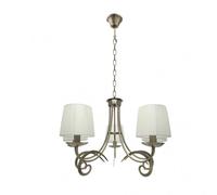 Fabrilamp lampara cuero modelo luxor 5 l. con pantallas
