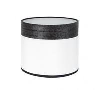 Fabrilamp lámpara de mesa cloe madera blanco/negro e14 (Ø17 x 17 x 1