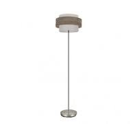 Fabrilamp lampara de pie de 1luz modelo myriam color madera gris