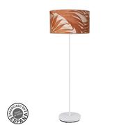 Fabrilamp lámpara de pie de salon moda 1xe27 blanco/hoja caldera