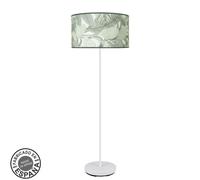 Fabrilamp lámpara de pie salon moda 1xe27 blanco/hoja verde
