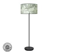 Fabrilamp lámpara de pie salon moda 1xe27 negro/hoja verde