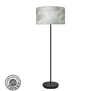 Fabrilamp lámpara de pie salon moda 1xe27 negro/ola gris