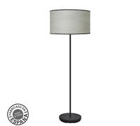 Fabrilamp lámpara de pie salon moda 1xe27 negro/surco gris