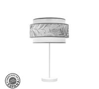 Fabrilamp lámpara de sobremesa alto camerun 1xe27 blanco/gris 30d