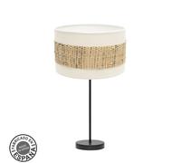Fabrilamp lámpara de sobremesa mediana nicaragua 1xe27 negro/blanco/n