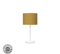 Fabrilamp lámpara de sobremesa moda 1xe14 blanco/amarillo