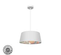 Fabrilamp lámpara de techo colgante 40d tunez 1xe27 blanco/blanco-est