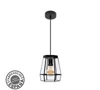 Fabrilamp lámpara de techo colgante guia negro regx18x18cm