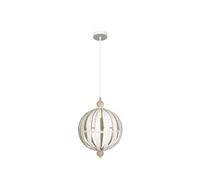 Fabrilamp lámpara de techo colgante trentino 1xe14 blanco/haya regx31