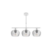 Fabrilamp lampara estela 3xe14 blanca regx55x13 cm culipas cristal t