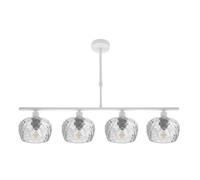 Fabrilamp lampara estela 4xe14 blanca regx75x13 cm culipas cristal t