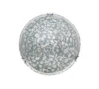 Fabrilamp lampara plafon de 2 luces modelo tenor color cromo mosaico