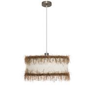 Abrila Hilos Beige - Colgante Clásico 1Xe27 40 Cm