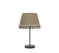 Abrila Ada Negro/Arena - Lámpara Sobremesa Moderno 1Xe14 25 Cm