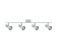 Fabrilamp novedad regleta maximo 4 focos para baño, blanco-cromo