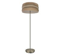 Fabrilamp pie salon natalia 1xe27 cuero/saco-beis 164x40x40 cm