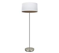 Fabrilamp pie salon tatiana 1xe27 niquel/blanco-mad.oscura 162x40x40 c