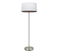 Fabrilamp pie salon tatiana 1xe27 niquel/blanco-oxido 162x40x40 cm