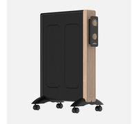 Fabrilamp radiador de mica badin 1500w negro/madera ? 3 elementos, 2