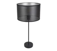 Fabrilamp sobremesa alto anastasia 1xe27 negro/negro-plata 60x30x30 cm