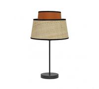 Abrila Jia Natural/Calabaza - Lámpara Sobremesa Moderno 1Xe14 20 Cm