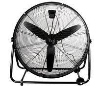 Fabrilamp Ventilador industrial Abrila Vendaval – 360 W 220-240 V Negro 3 velocidades orientable
