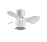 Fabrilamp Ventilador de techo Abrila Kos Blanco DC 24 W 60d 3 aspas 6 velocidades c/remoto