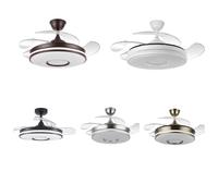 FABRILAMP Ventilador Dc Dani 59w 6980lm COLORES SURTIDOS 4aspas 6velocidades 91D-107d 3000-4000-6000k Remoto+Reg.Intensidad+memori temporizador 24 Incluye mando a distancia y dos tijas de 12.5 y 25