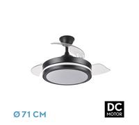 Fabrilamp ventilador dc esparta peque 44w 5182lm negro 71d 3asp 3000-4