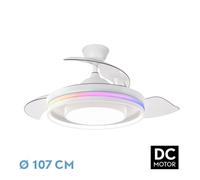 Fabrilamp ventilador dc pitufo 59w blanco/haya 3asp107d 6980lm rgb +30
