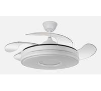 Fabrilamp Ventilador de Techo Serie DANI Blanco con Motor DC y Luz LED