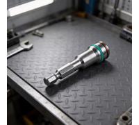 FABULETTA Adaptador de destornillador de tuerca hexagonal de 10 mm para | Enchufe hexagonal de 8 mm, construcción de metal, bola con resorte, se adapta a taladros eléctricos, agarre seguro