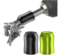 FABULETTA Broca de destornillador de aleación de aluminio, magnetizador, diseño magnético dual, eje hexagonal de 635 mm, herramienta de desmagnetización portátil, accesorio de sujeción de tornillo